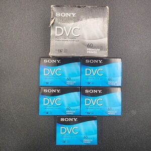 Sony DVC 60 min Mini DV (Set Of 5)